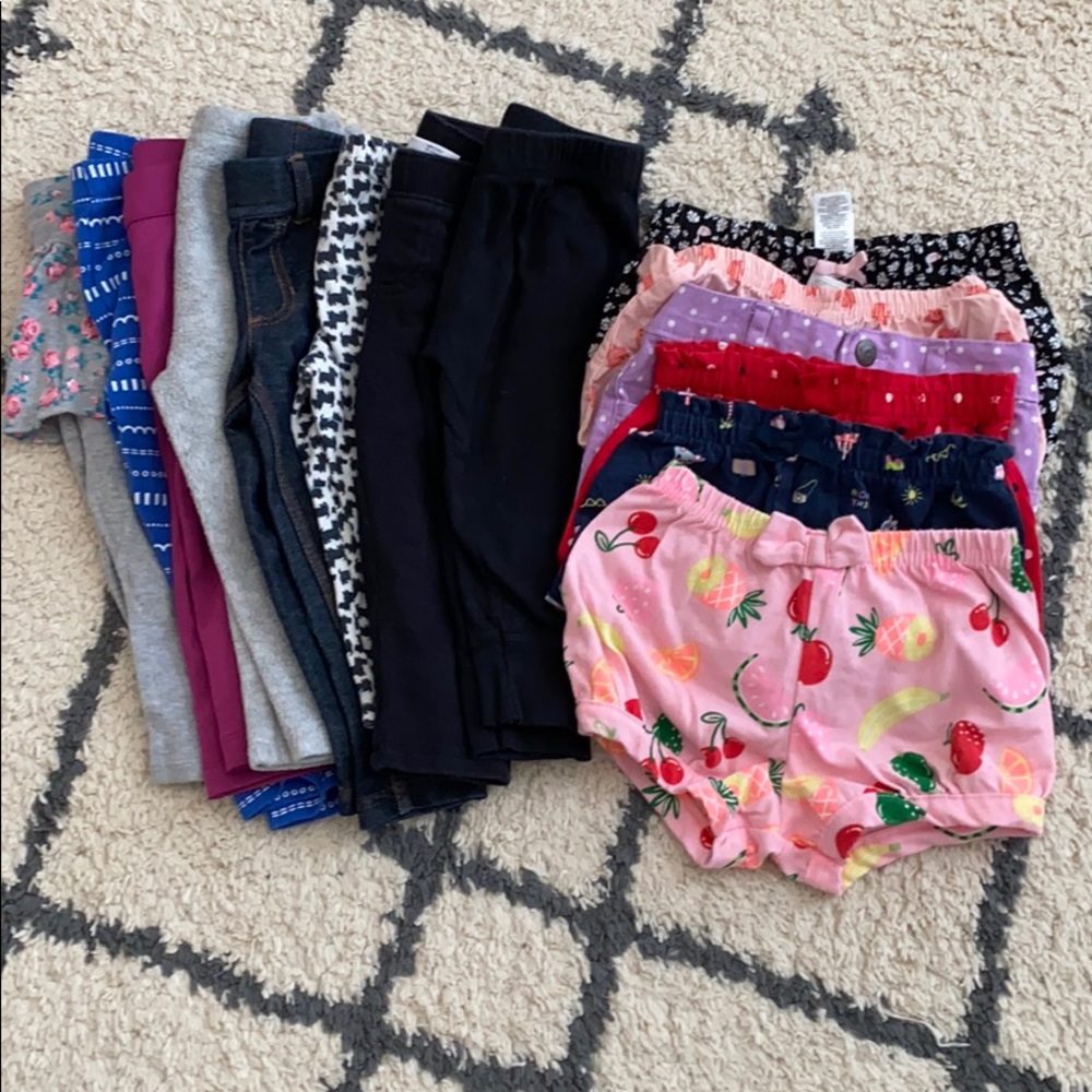 12 month leggings and shorts